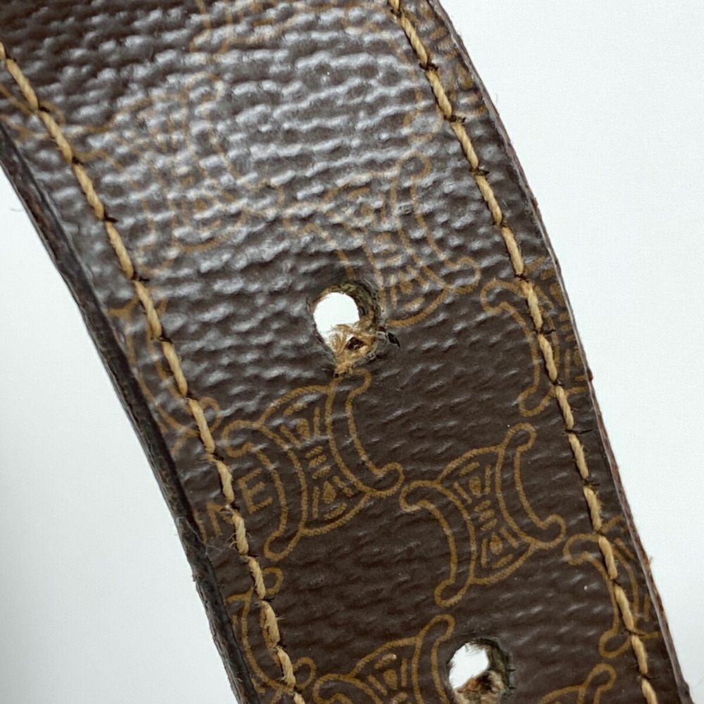 Celine Macadam Pattern All Over Canvas Handbag Br… - image 5